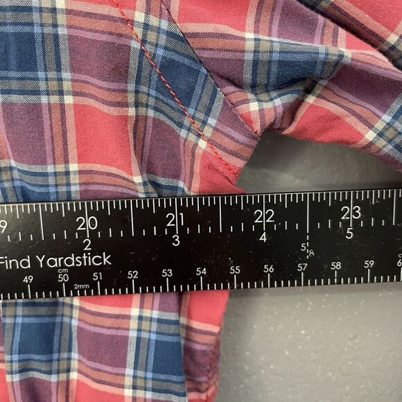 USPA US Polo Assn. Denim Co Shirt Mens XL Long Sleeve Red Plaid Button Up Casual - Picture 7 of 12